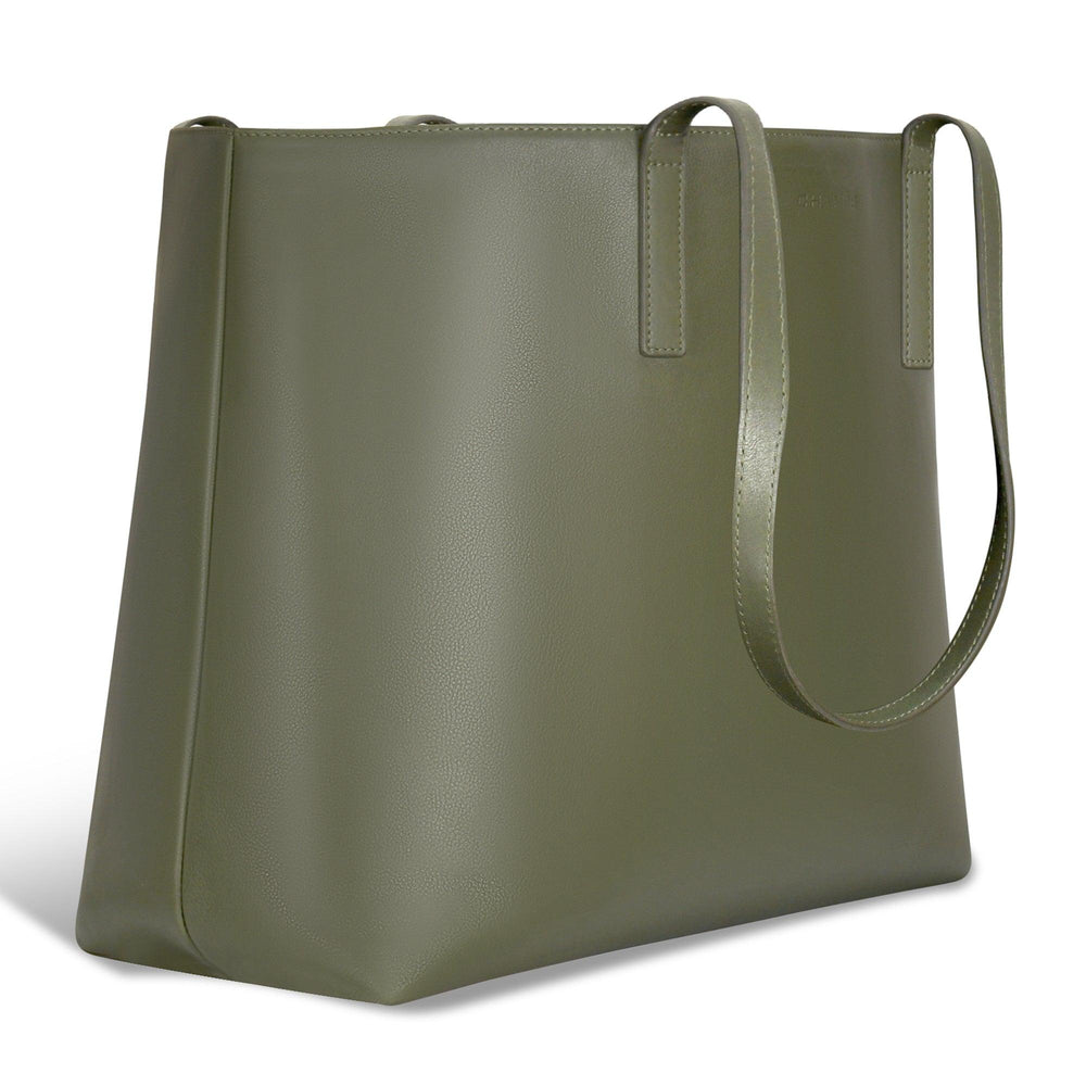 Sac fourre-tout ouvert en onyx / cuirEX-STOCK Canada