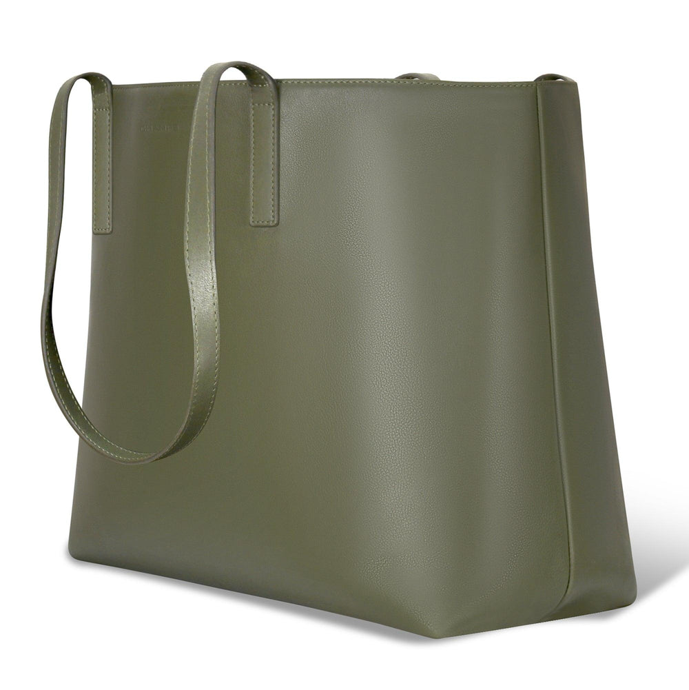 Sac fourre-tout ouvert en onyx / cuirEX-STOCK Canada