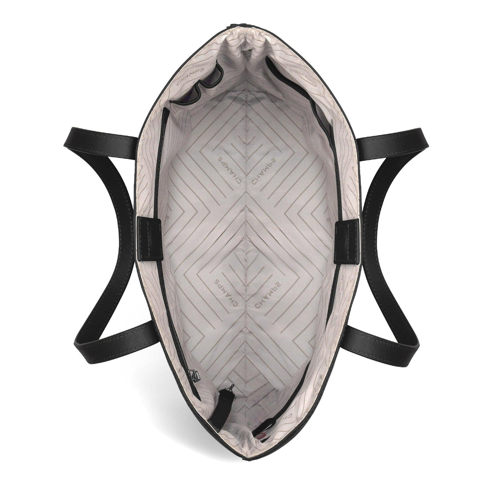 Onyx / Leather Vertical Tote EX-STOCK Canada