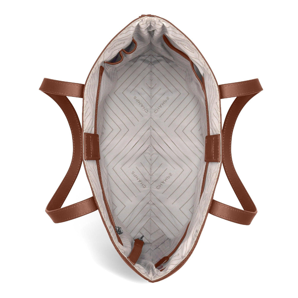 Onyx / Leather Vertical Tote EX-STOCK Canada