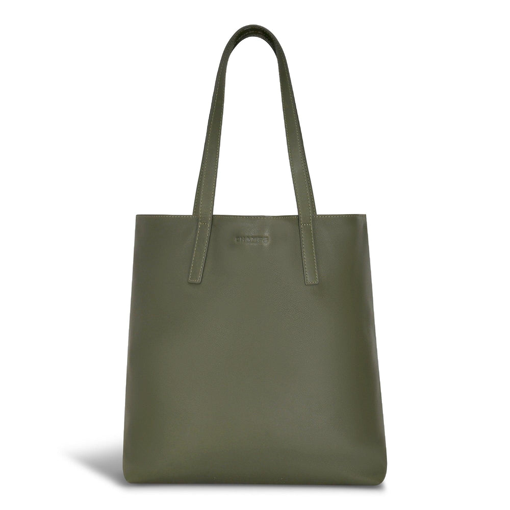 Onyx / Leather Vertical Tote EX-STOCK Canada