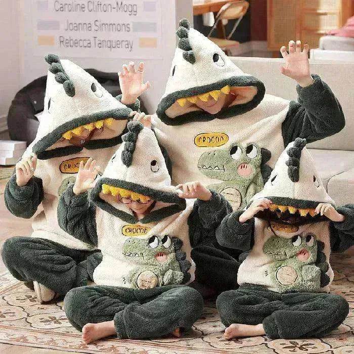 Coral Velvet Cute Cartoon Thick Pajamas - EX-STOCK Canada