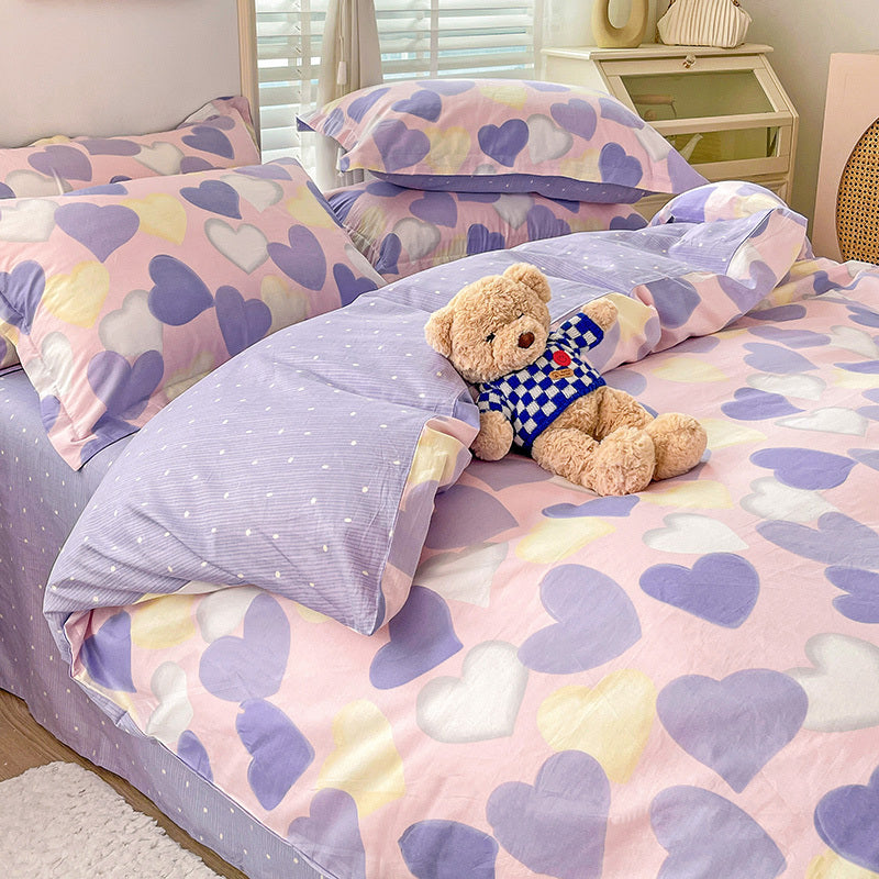 Cotton Duvet Cover Sheet Dormitory Three Piece Bedding Set EX-STOCK Canada