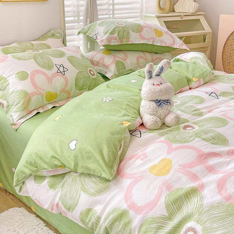 Cotton Duvet Cover Sheet Dormitory Three Piece Bedding Set EX-STOCK Canada