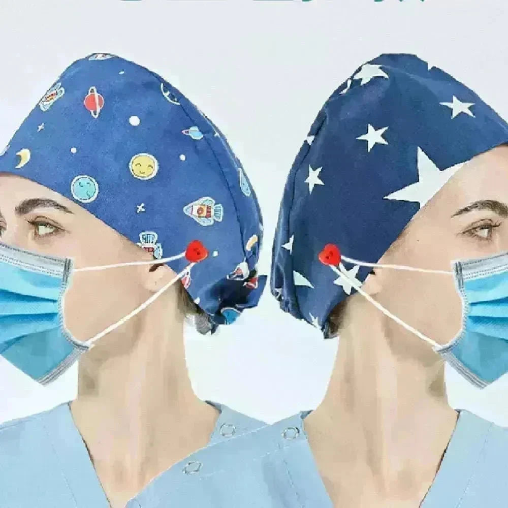 Cotton Surgical Unisex Doctor & Nurse Operating Room Caps - EX-STOCK CANADA