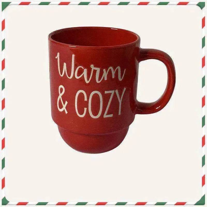 Creative Cute Cartoon Snowman Santa Claus Ceramic Cup Christmas Mug Small Gifts - EX-STOCK Canada