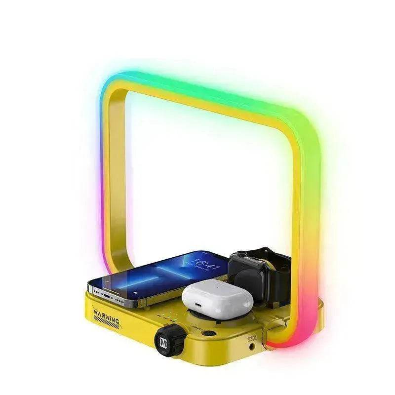 Creative Multifunctional Wireless Charger Small Night Lamp - EX-STOCK Canada