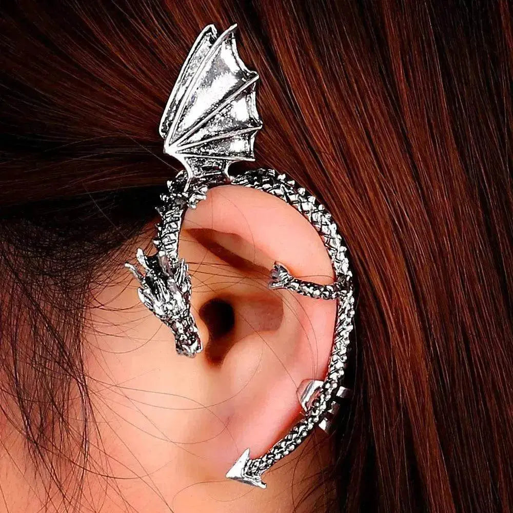 Personnalité Créative Boucle d’Oreille Dragon Volant Bijou Spécial - EX-STOCK Canada