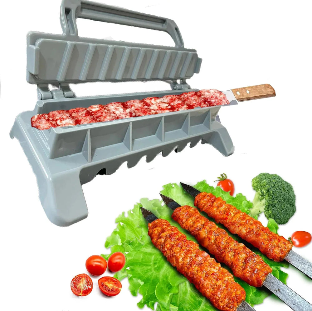 Molde de Barbacoa Plegable Portátil Creativo para KebabEX-STOCK Canada