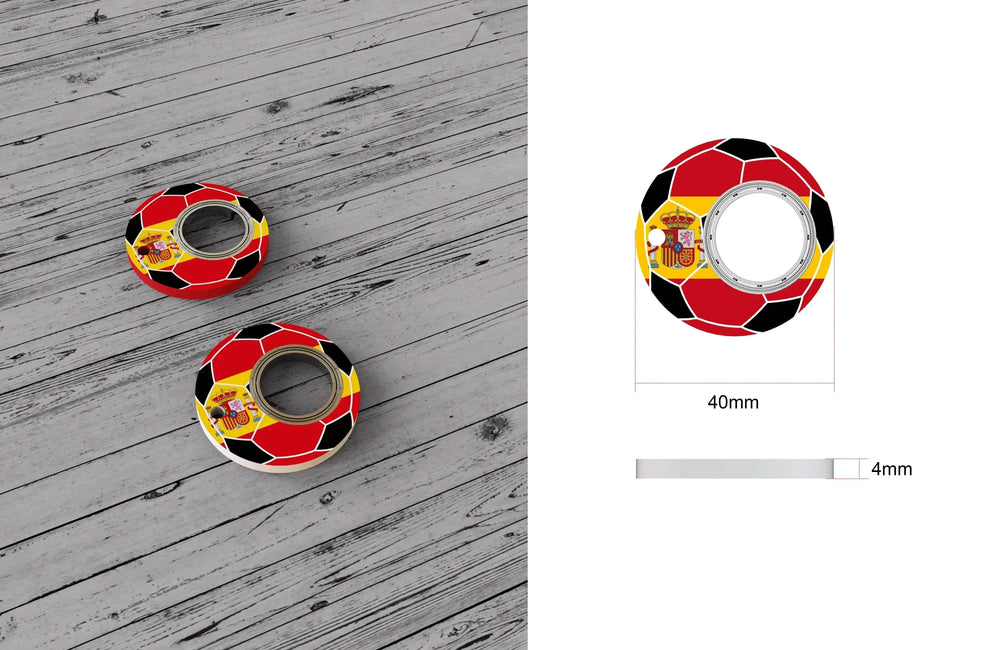 Creative Soccer World Teams Fidget Spinner Anti-Anxiety Relieves Stress Toy Keychain - EX-STOCK Canada