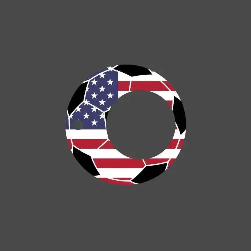 Creative Soccer World Teams Fidget Spinner Anti-Anxiety Relieves Stress Toy Keychain - EX-STOCK Canada