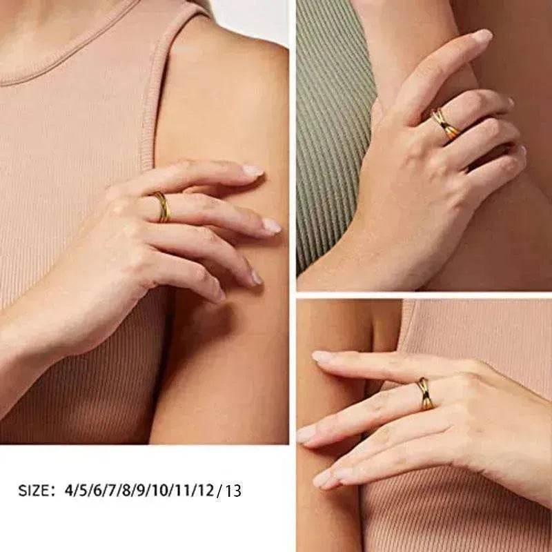 Creative Three-Rotating rings For Couple Personalized Anxiety Relief Rings - EX-STOCK Canada