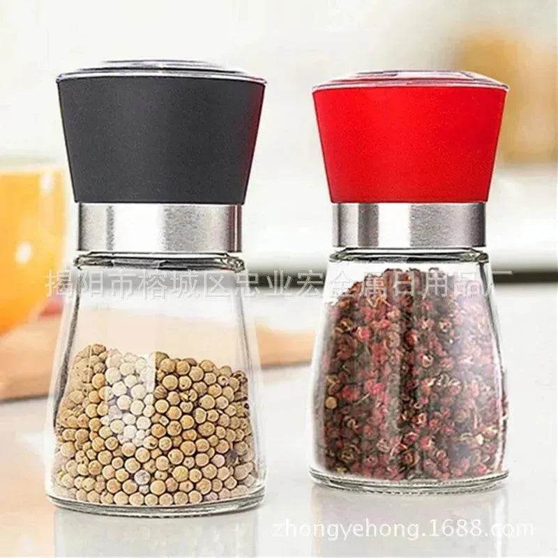 Creative kitchen appliances hand glass grinder with pepper mill - EX-STOCK Canada