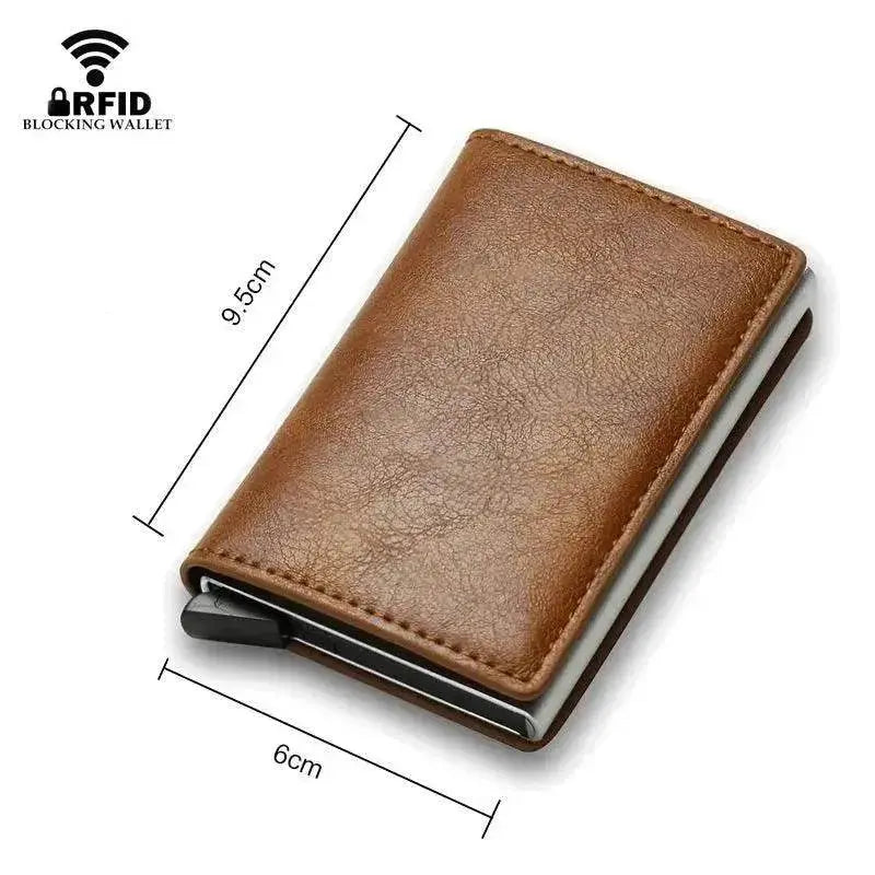 Credit Card Holder Smart Minimalist Wallet Pocket Men Women Slim Cardholder Bank Secure Creditcard Case - EX-STOCK Canada