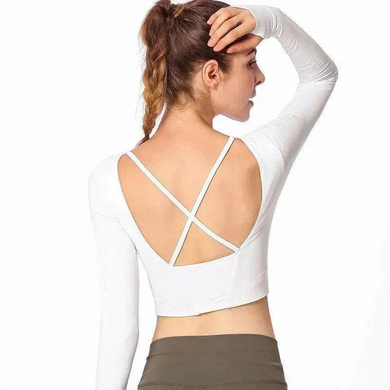 Cross back gym shirt - EX-STOCK Canada