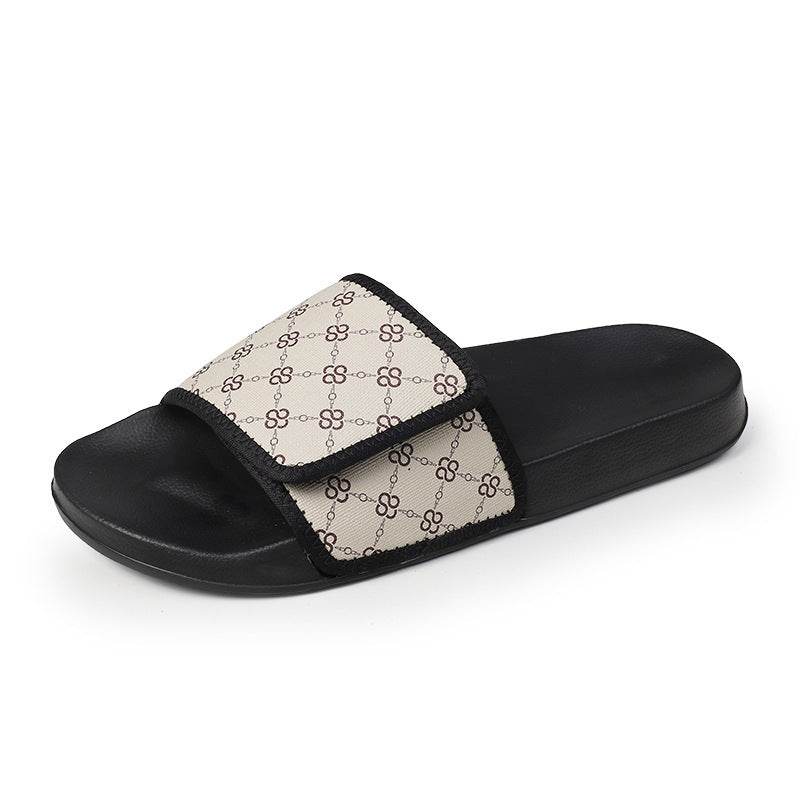 Cross-border Slippers Summer Outdoor Wear Niche High-grade Velcro Non-slip Beach Flip-flops Men EX-STOCK CANADA