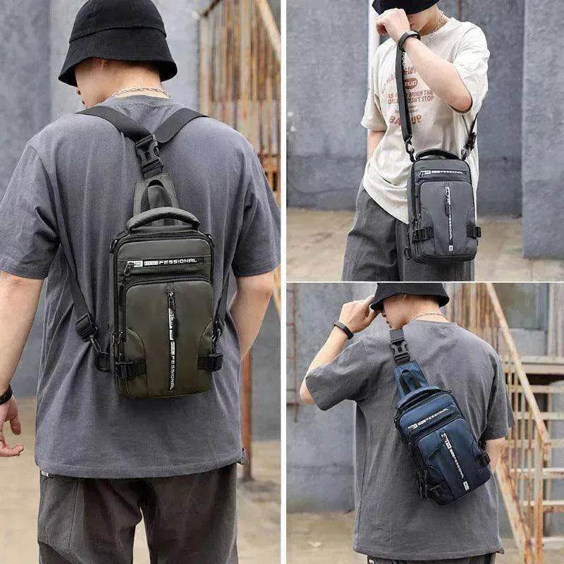 Crossbody Bags Men Multifunctional Backpack Shoulder Chest Bags - EX-STOCK Canada