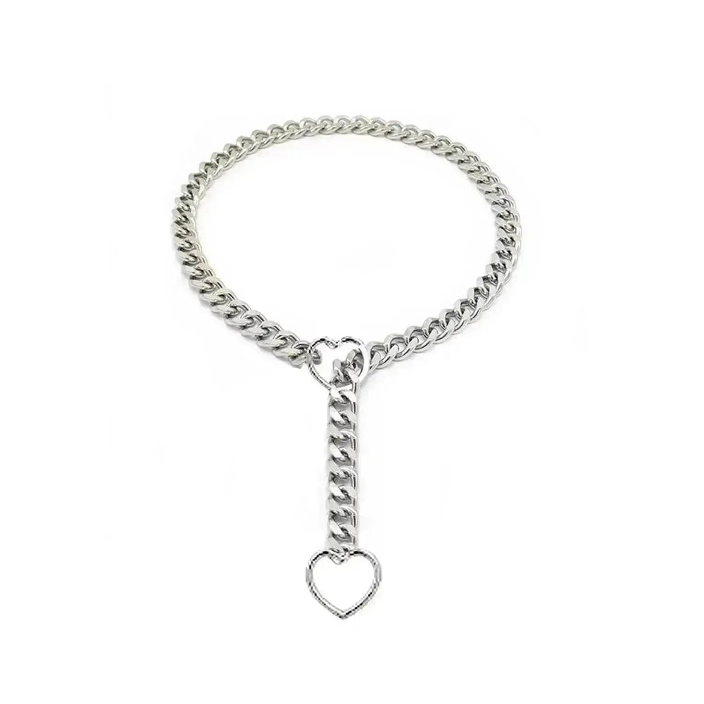 Collier cubain ajustable en forme de cœur - EX-STOCK Canada
