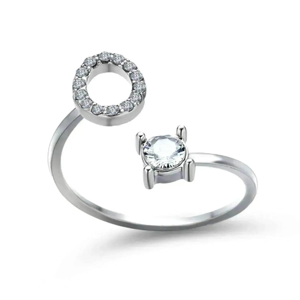 Bague personnalisable à 26 lettres : Bijou à la mode et élégant - EX-STOCK CANADA