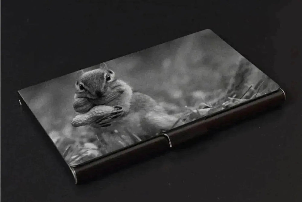 Customized Metal titanium business card holder - EX-STOCK Canada