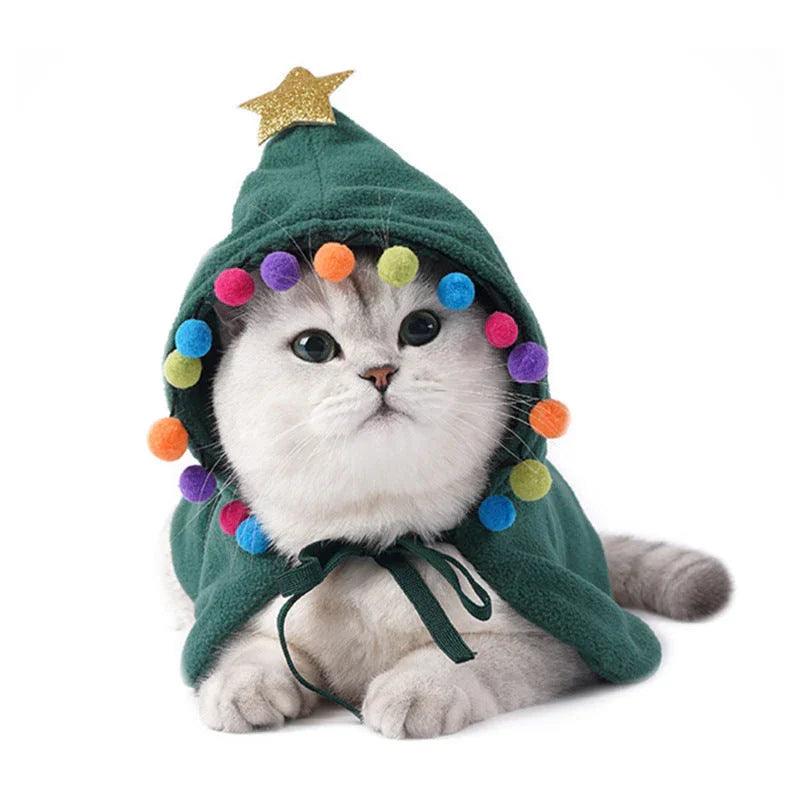 Cute Dog Cat Costume Christmas Cloak Halloween Disguise Cat EX-STOCK Canada