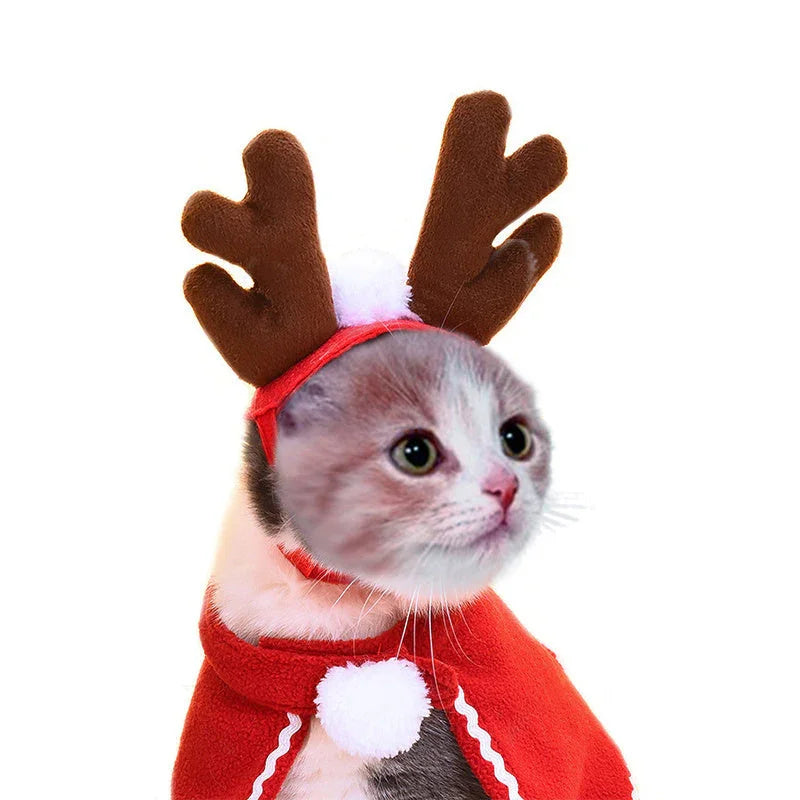 Manteau de Noël pour chat et costume mignon de chien pour déguisement HalloweenEX-STOCK Canada