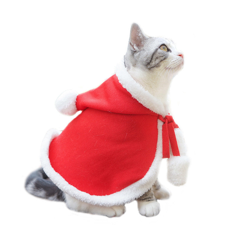 Cute Dog Cat Costume Christmas Cloak Halloween Disguise Cat EX-STOCK Canada
