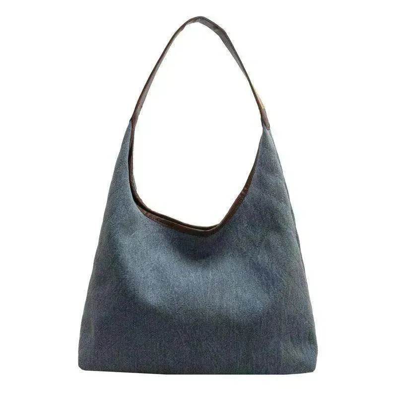 Denim Bucket Bag: Women's Large Tote - EX-STOCK Canada