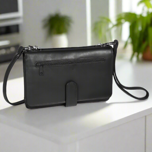 Porte-monnaie en cuir Deluxe Derek AlexanderEX-STOCK Canada