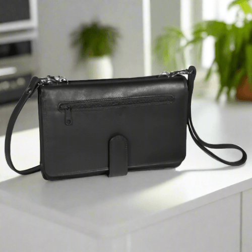 Derek Alexander Deluxe Leather Organizer Clutch Purse EX-STOCK Canada