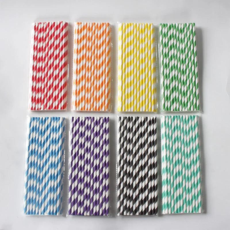 Disposable paper straws EX-STOCK Canada