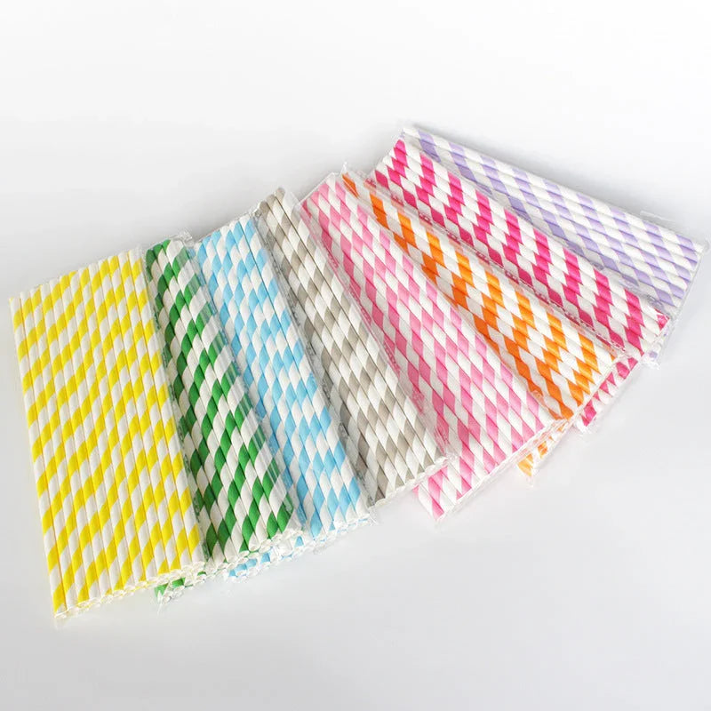 Disposable paper straws EX-STOCK Canada
