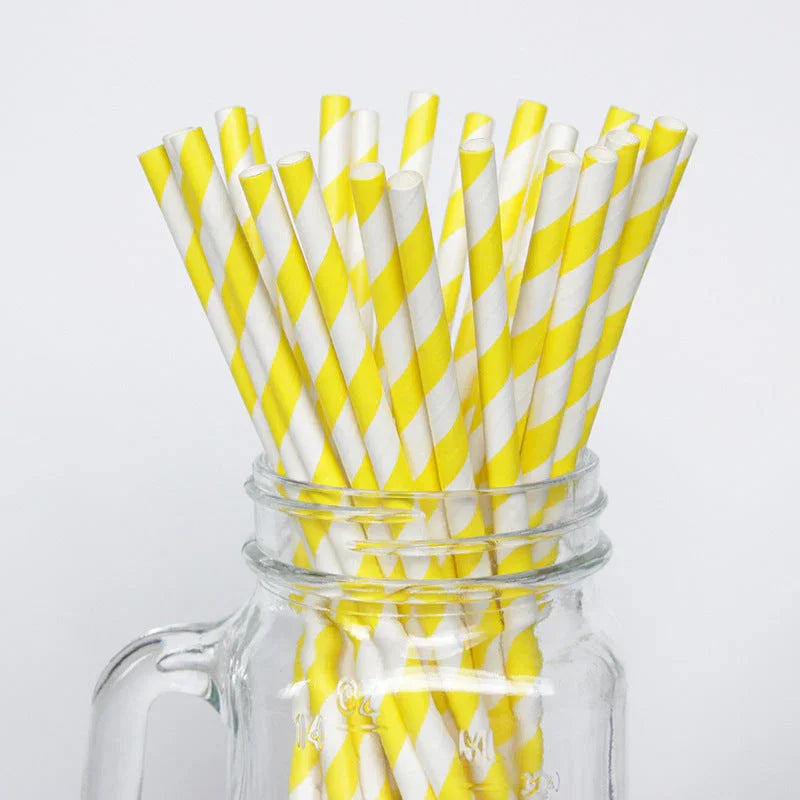 Disposable paper straws EX-STOCK Canada