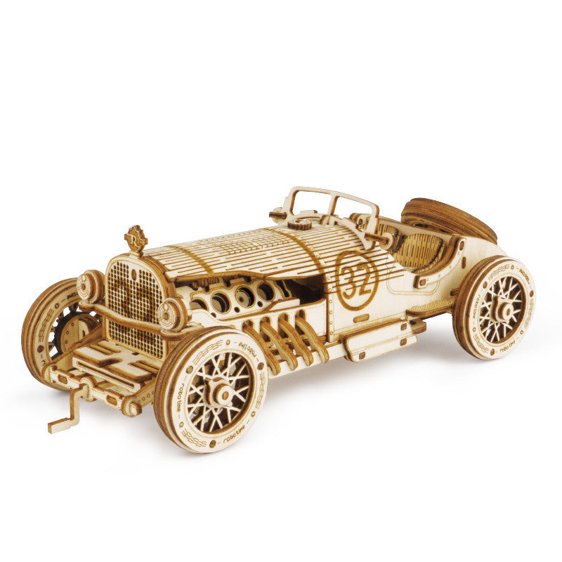 Voiture jouet en bois DIY à assembler, grande et complexeEX-STOCK Canada