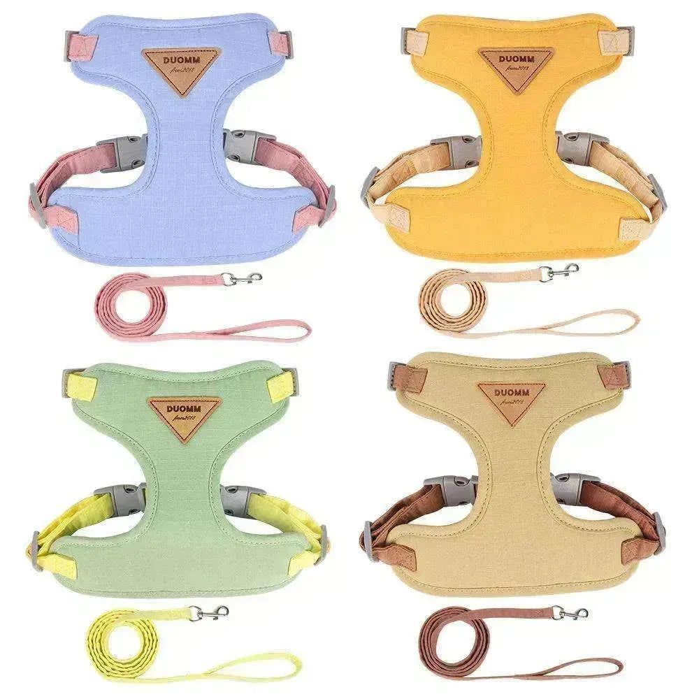 Harnais pour petit chien avec sangle pectorale anti-évasion EX-STOCK CANADA