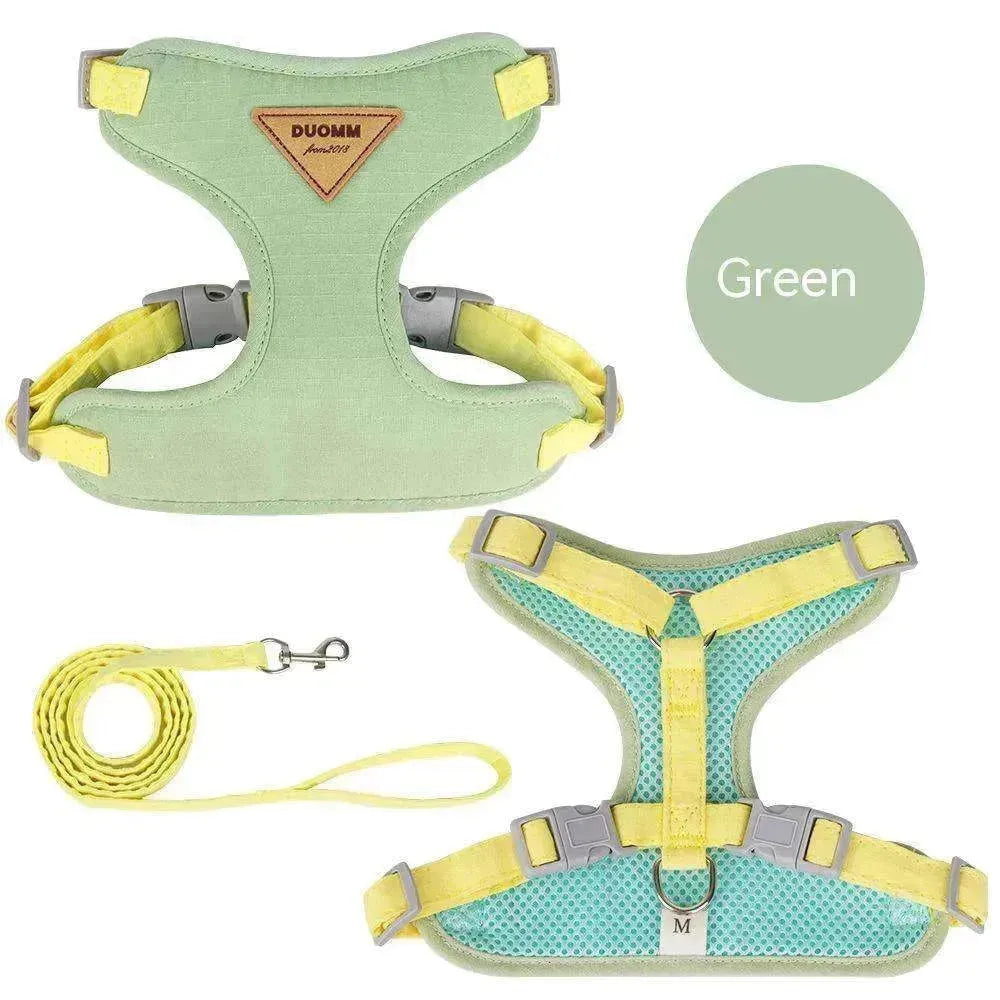 Harnais pour petit chien avec sangle pectorale anti-évasion EX-STOCK CANADA