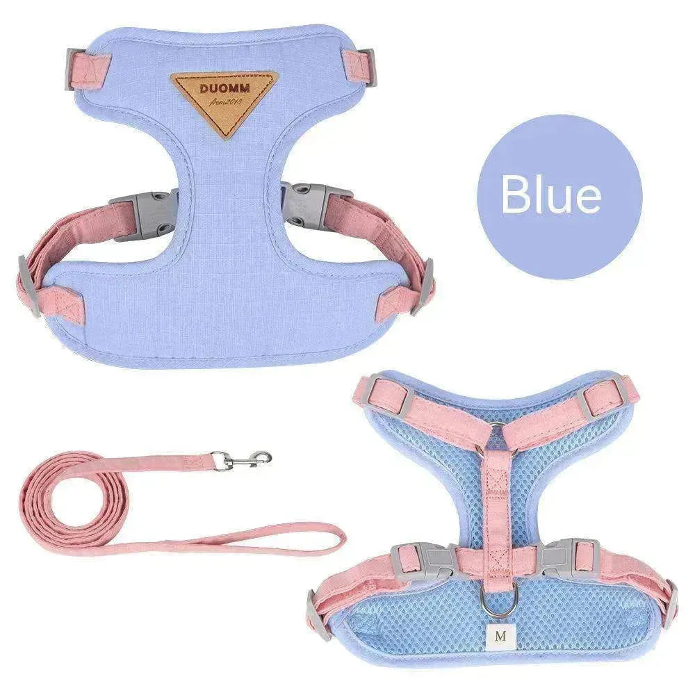 Harnais pour petit chien avec sangle pectorale anti-évasion EX-STOCK CANADA