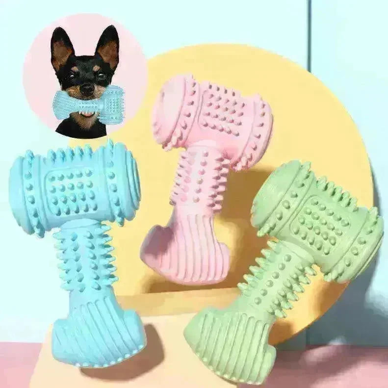 Dog Chew Toys: Teeth Cleaning, Indestructible TPR Bite Toys - EX-STOCK CANADA