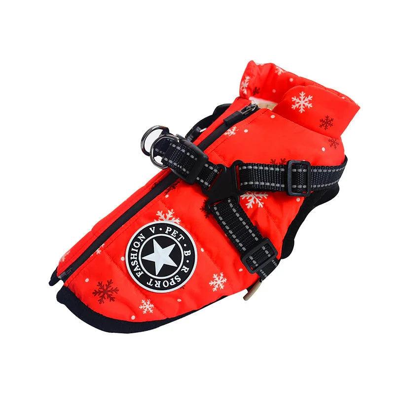 Dog Clothes Chest Back Integrated Cotton Vest Pet Cotton Clothes Winter Clothes EX-STOCK Canada