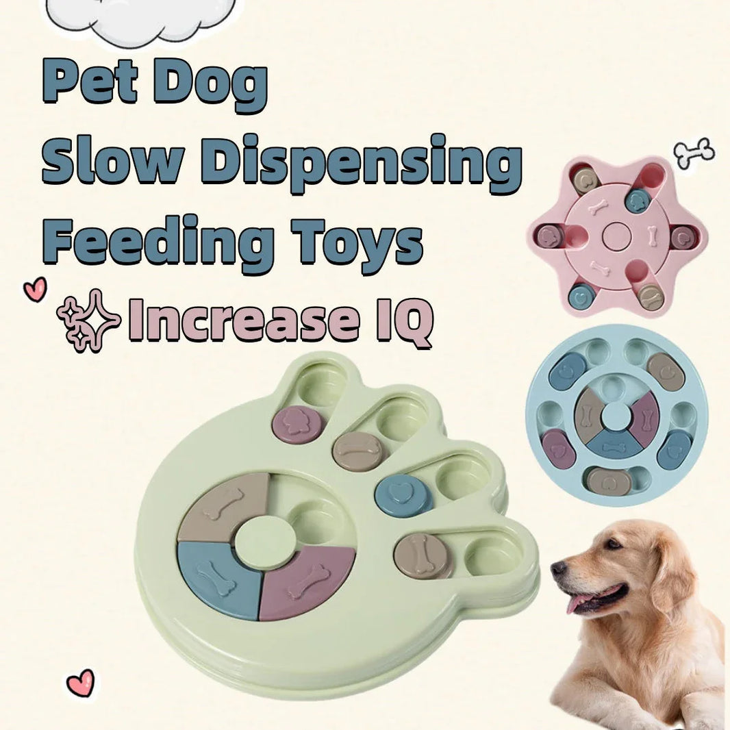 Dog Puzzle Toys Increase IQ Interactive Slow Dispensing Feeding Dog Training Games Feeder For Small Medium Dog Pet Training Toy EX-STOCK Canada