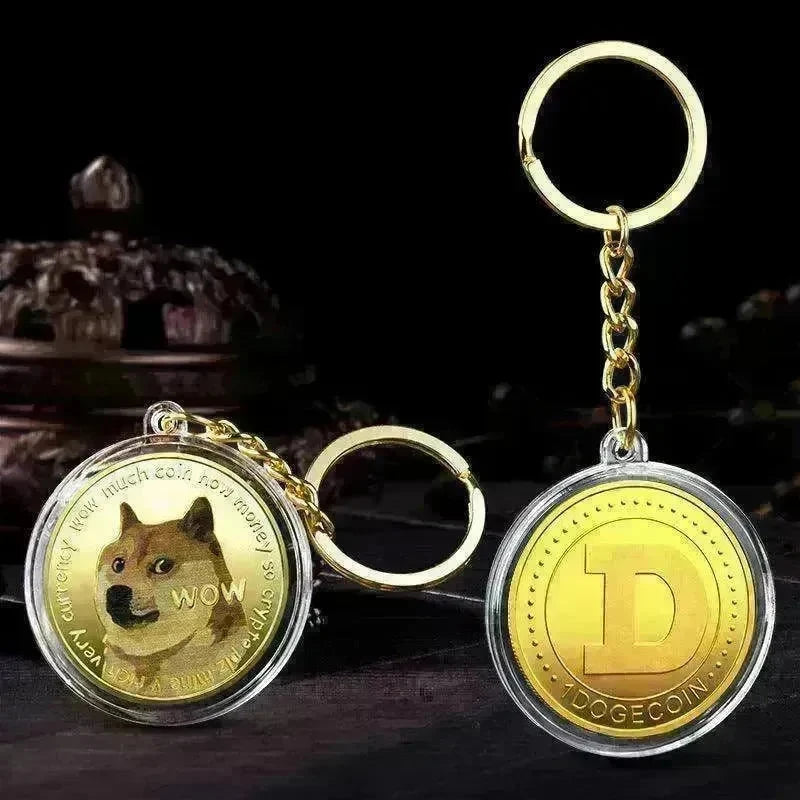Dogecoin Keychain - EX-STOCK CANADA