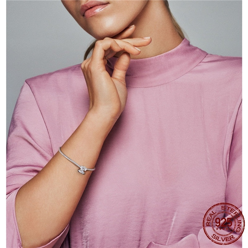 Dongyi Pan'S New Product Sterling Silver S925 Silver Bracelet Diy Silver Beads Silver Charms Marine Animal Beads Wholesale EX-STOCK Canada