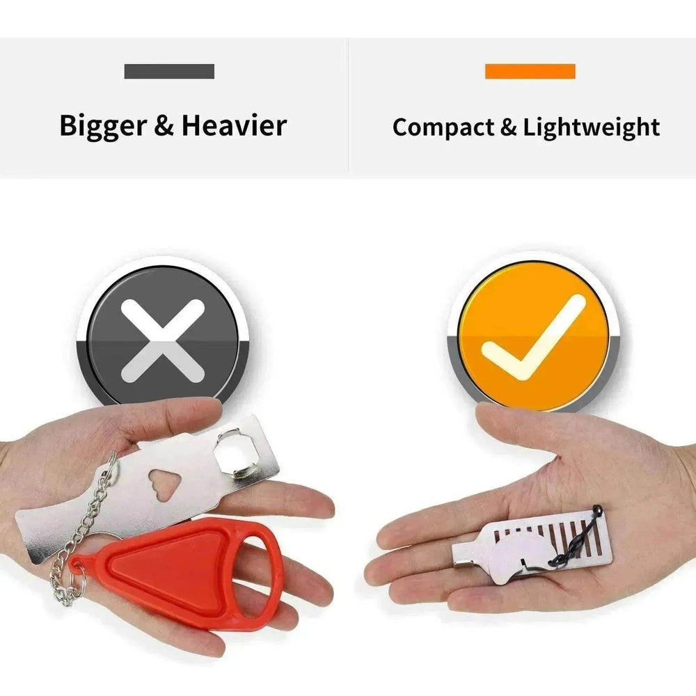 Door Free Punch Door Stopper Anti theft Buckle - EX-STOCK Canada