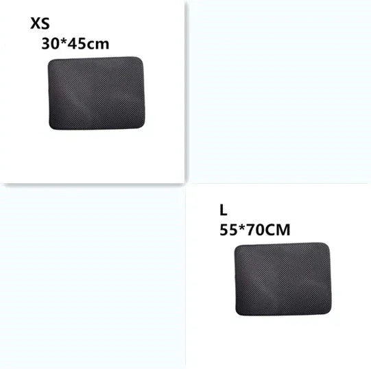Double Layer Litter Cat Bed Pads Pet Cat Litter Mat Trapping Pets Litter Box Mat Pet Product Bed For Cats House Clean Mat EX-STOCK Canada