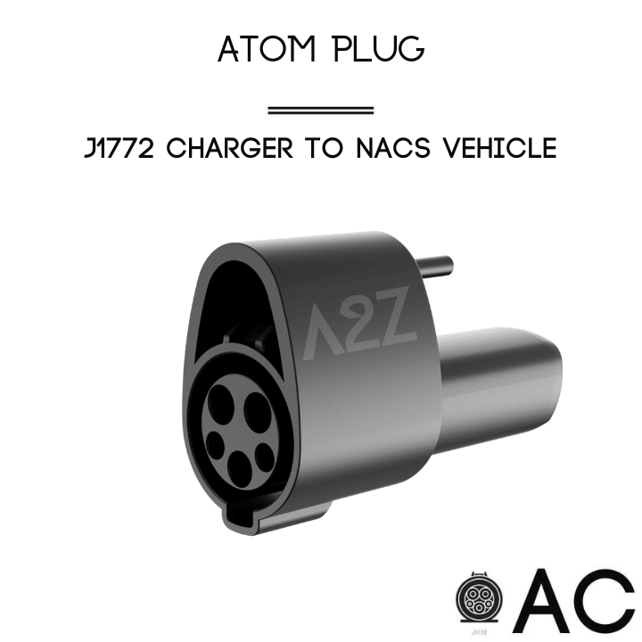 Chargeur J1772 pour véhicule NACS | AC | Certifié UL2252/CSA-C22.2 | La prise Atom