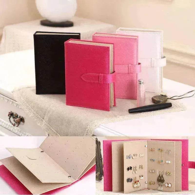 Earring Book Jewelry Box Necklace Organizer - EX-STOCK Canada