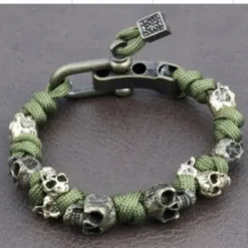 Easter Halloween Parachute Cord Hand-woven Gothic Retro Bracelet - EX-STOCK Canada