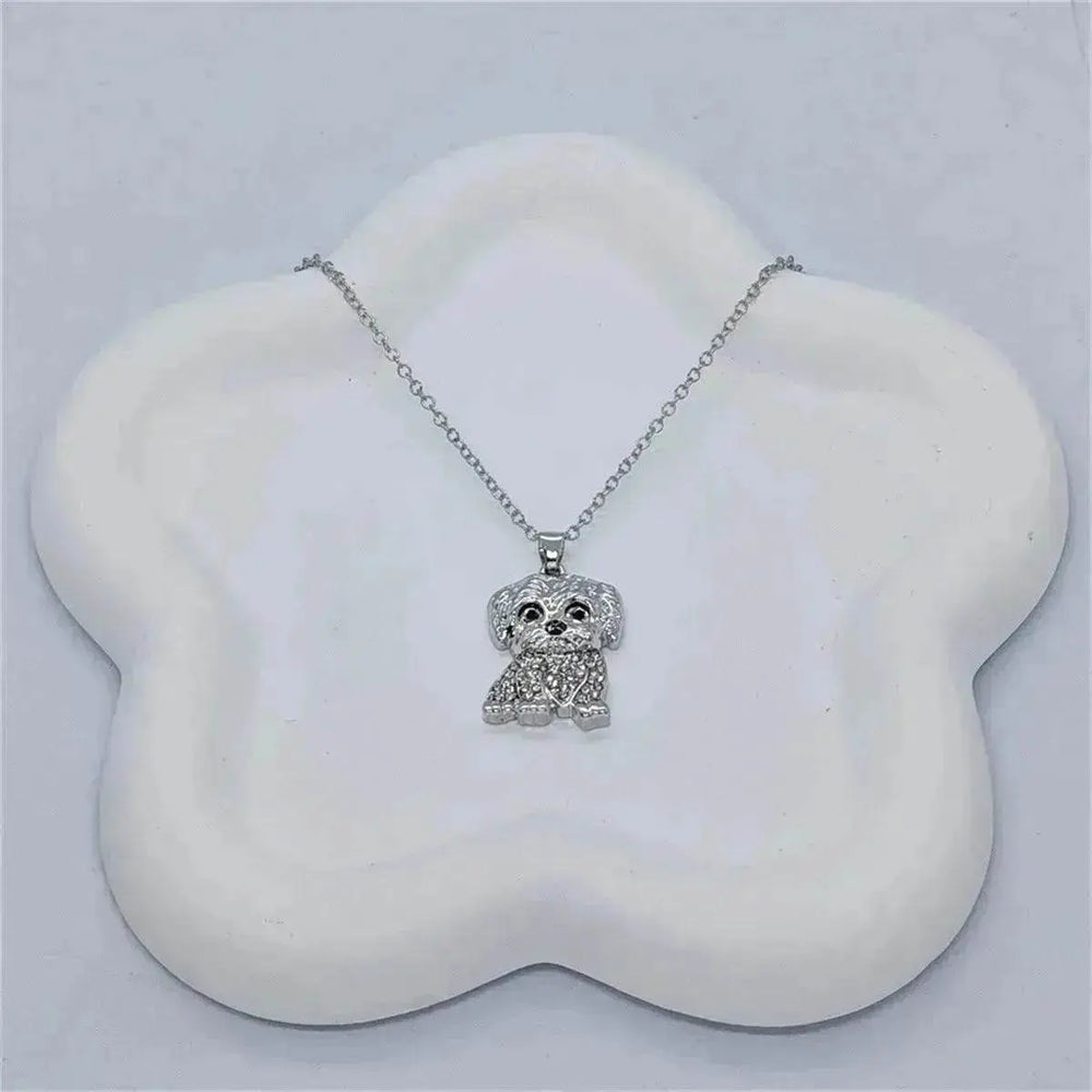 Collier pendentif pour chiot en alliage de zinc écologique moulé sous pression - EX-STOCK Canada