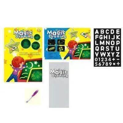 Educational Toy Drawing Pad 3D Magic 8 Light Effects Puzzle Board Sketchpad - EX-STOCK Canada