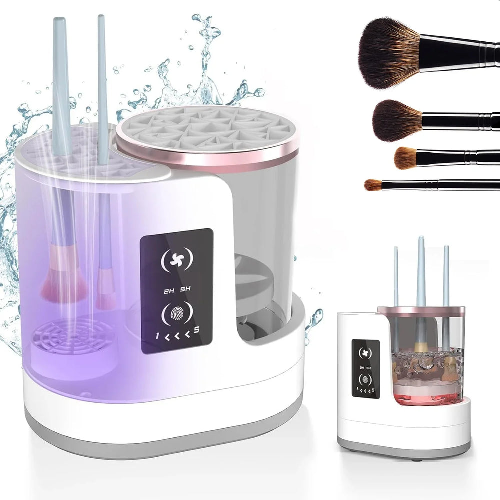 Electric Makeup Brush Cleaner Rechargeable Makeup Brushes Cleaning Tool Automatic Makeup Brush Cleaning Stand Device EX-STOCK Canada